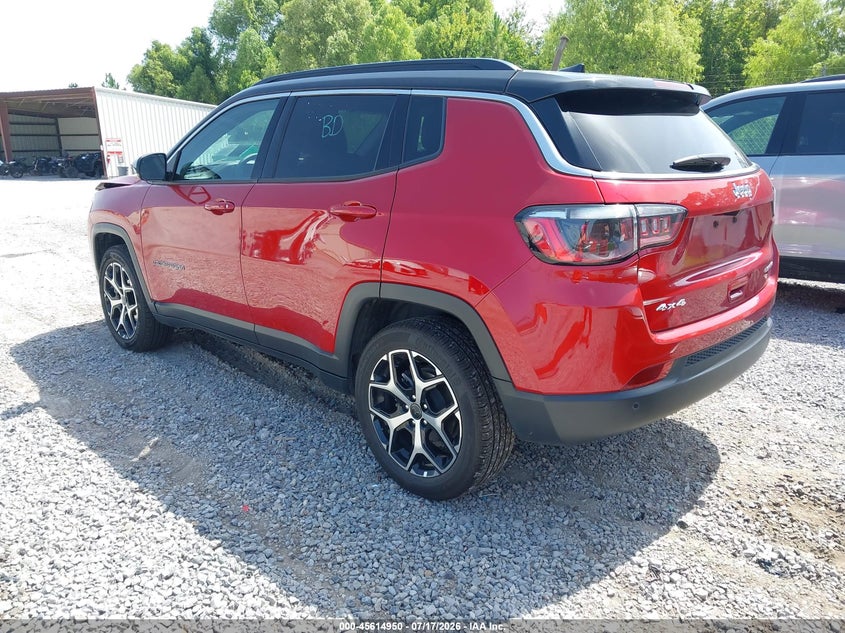 2025 Jeep Compass VIN 3C4NJDCN2ST605905 IAAI salvage auction — NORMAL WEAR, Salvage Title, sold $14,800 on 2026-07-22 (photo 3)