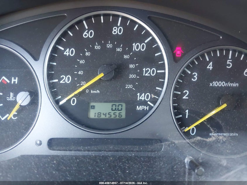 2002 Subaru Impreza VIN JF1GD29652G526887 IAAI salvage auction — NORMAL WEAR, Clear - Public Restricted (Oregon), sold $575 on 2026-07-20 (photo 7)