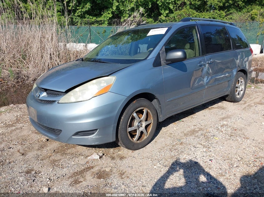 2006 Toyota Sienna VIN 5TDZA23C96S479417 IAAI salvage auction — SIDE, Salvage - Greater Than 75% (Maryland), sold $700 on 2026-08-02 (photo 2)