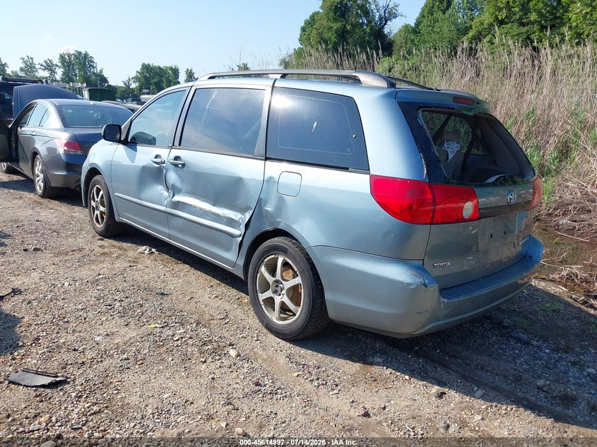 2006 Toyota Sienna VIN 5TDZA23C96S479417 IAAI salvage auction — SIDE, Salvage - Greater Than 75% (Maryland), sold $700 on 2026-08-02 (photo 3)