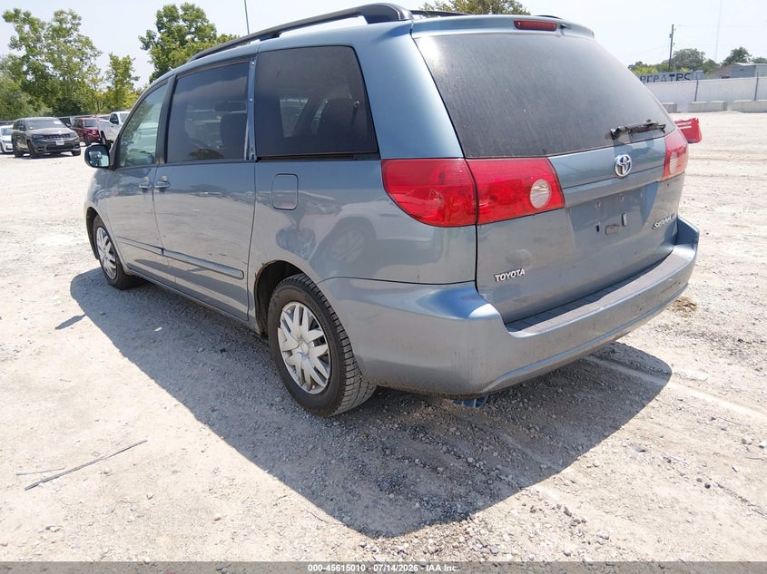 2008 Toyota Sienna VIN 5TDZK23C38S125277 IAAI salvage auction — NORMAL WEAR, Clear (Indiana), sold $300 on 2026-07-28 (photo 3)