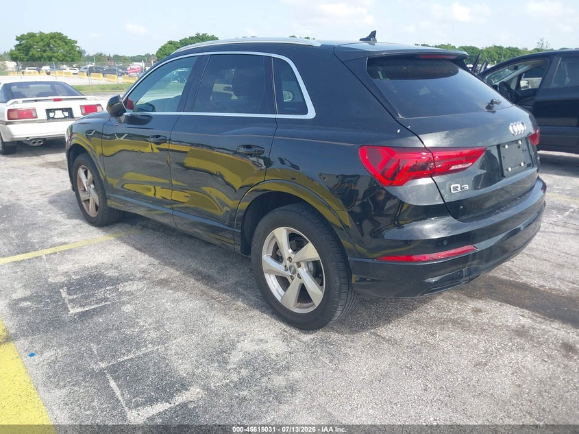2020 Audi Q3 VIN WA1AECF30L1093930 IAAI salvage auction — UNKNOWN, Clear (Florida), sold $5,200 on 2026-07-23 (photo 3)