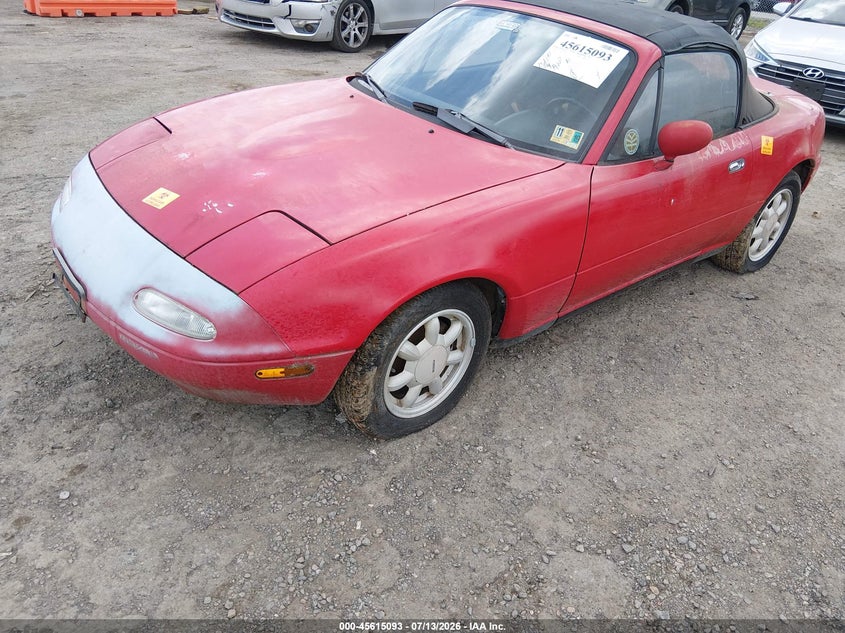 1990 Mazda Mx-5 miata VIN JM1NA3511L0101414 IAAI salvage auction — NORMAL WEAR, Clear (Virginia), sold $800 on 2026-07-31 (photo 6)