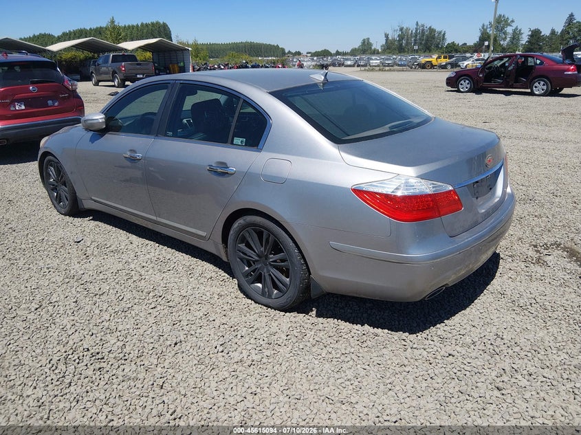 2010 Hyundai Genesis VIN KMHGC4DF5AU072491 IAAI salvage auction — NORMAL WEAR, Clear - Dealer Only (Hawaii), sold $25 on 2026-07-29 (photo 3)