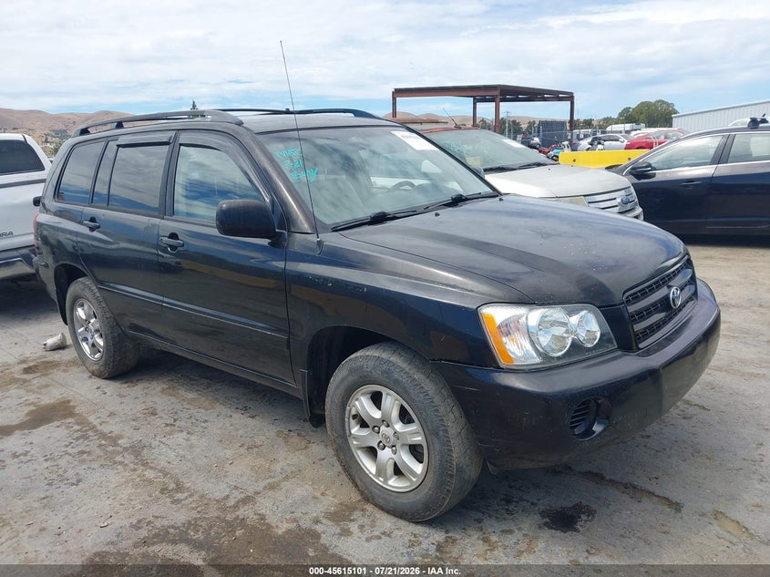 2003 Toyota Highlander VIN JTEHF21A430144753 IAAI salvage auction — NORMAL WEAR, Salvage Title - Dealer (California), sold $375 on 2026-07-30 (photo 1)