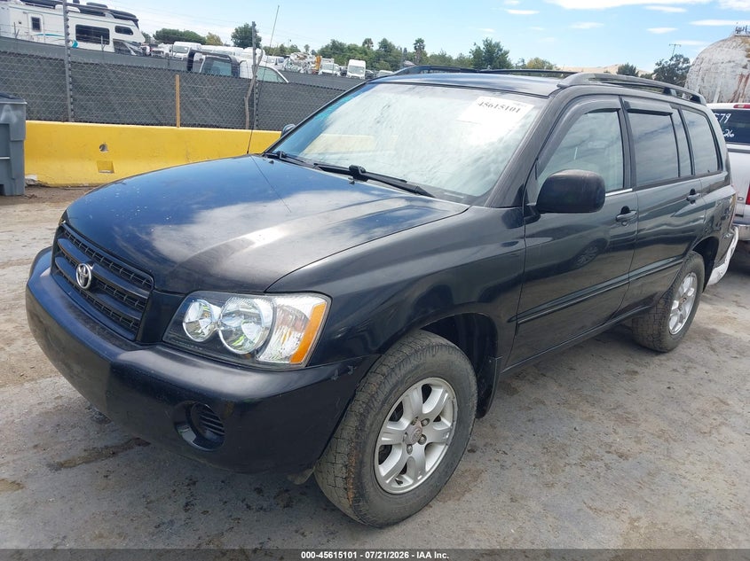 2003 Toyota Highlander VIN JTEHF21A430144753 IAAI salvage auction — NORMAL WEAR, Salvage Title - Dealer (California), sold $375 on 2026-07-30 (photo 2)