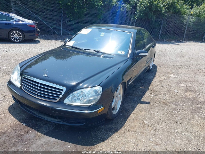 2005 Mercedes-benz S class VIN WDBNG84J55A458572 IAAI salvage auction — FRONT END, Salvage (Pennsylvania), sold $475 on 2026-07-31 (photo 2)