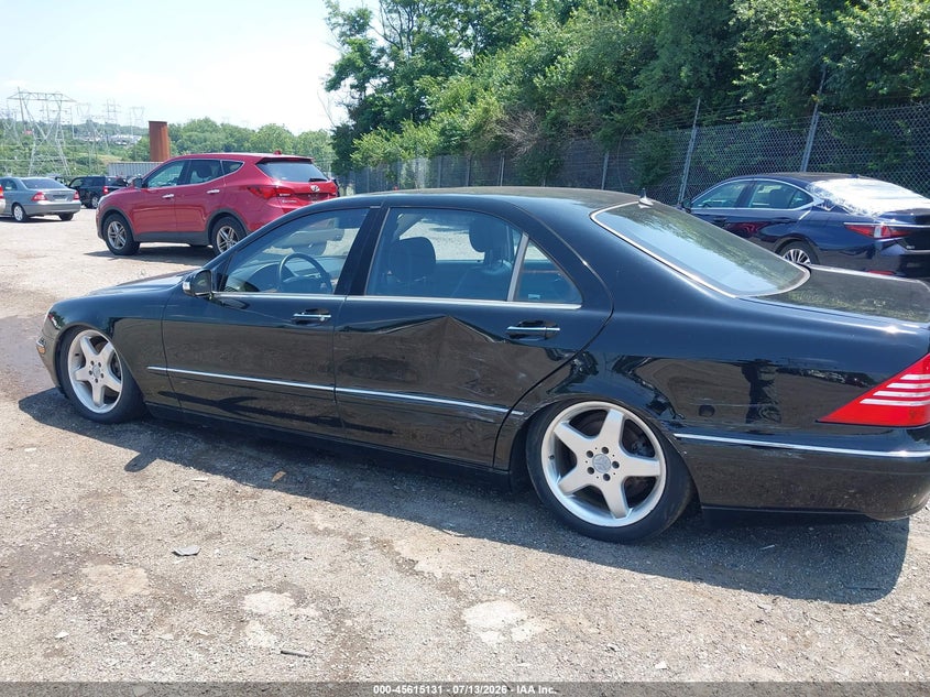 2005 Mercedes-benz S class VIN WDBNG84J55A458572 IAAI salvage auction — FRONT END, Salvage (Pennsylvania), sold $475 on 2026-07-31 (photo 3)