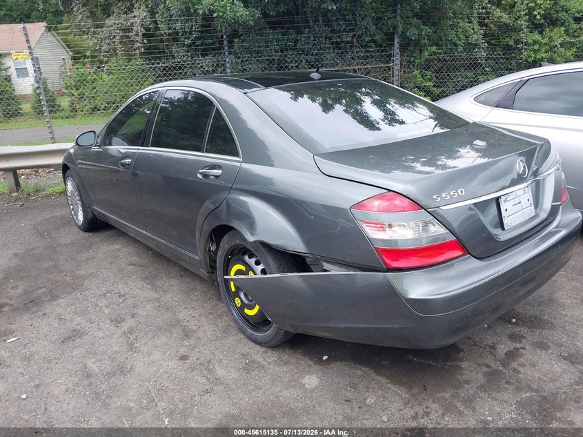 2007 Mercedes-benz S class VIN WDDNG71X07A031314 IAAI salvage auction — REAR END, Salvage (North Carolina), sold $675 on 2026-07-23 (photo 3)