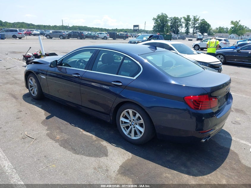 2015 BMW 5er VIN WBA5A7C59FD621884 IAAI salvage auction — FRONT END, Salvage Title, sold $2,300 on 2026-08-13 (photo 3)