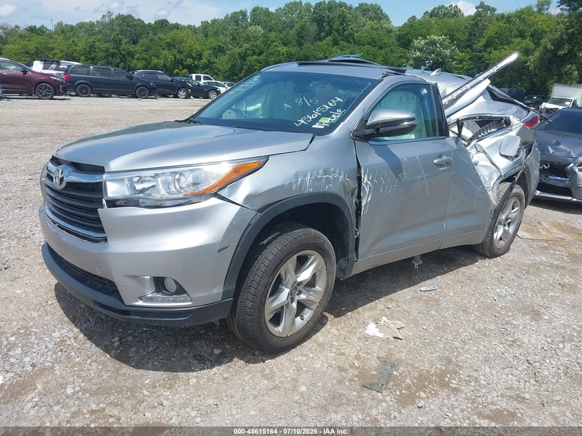2016 Toyota Highlander VIN 5TDYKRFHXGS141311 IAAI salvage auction — NORMAL WEAR, Clear (Tennessee), sold $25 on 2026-07-16 (photo 2)