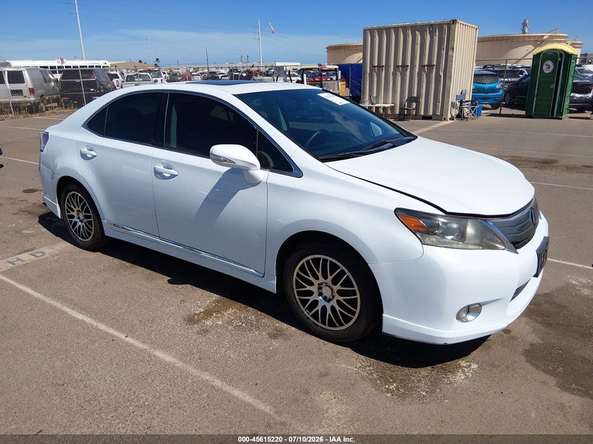 2010 Lexus Hs 250h VIN JTHBB1BA1A2002844 IAAI salvage auction — NORMAL WEAR, Clear (Hawaii), sold $25 on 2026-07-21 (photo 1)