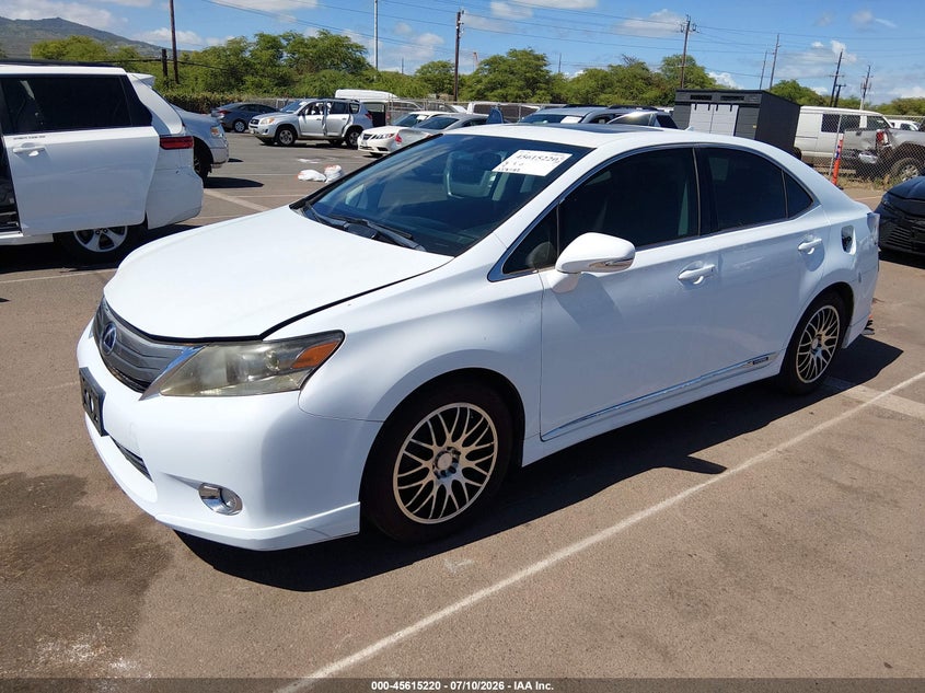 2010 Lexus Hs 250h VIN JTHBB1BA1A2002844 IAAI salvage auction — NORMAL WEAR, Clear (Hawaii), sold $25 on 2026-07-21 (photo 2)