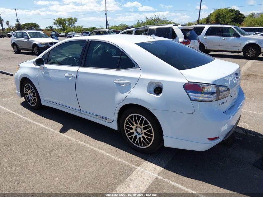 2010 Lexus Hs 250h VIN JTHBB1BA1A2002844 IAAI salvage auction — NORMAL WEAR, Clear (Hawaii), sold $25 on 2026-07-21 (photo 3)