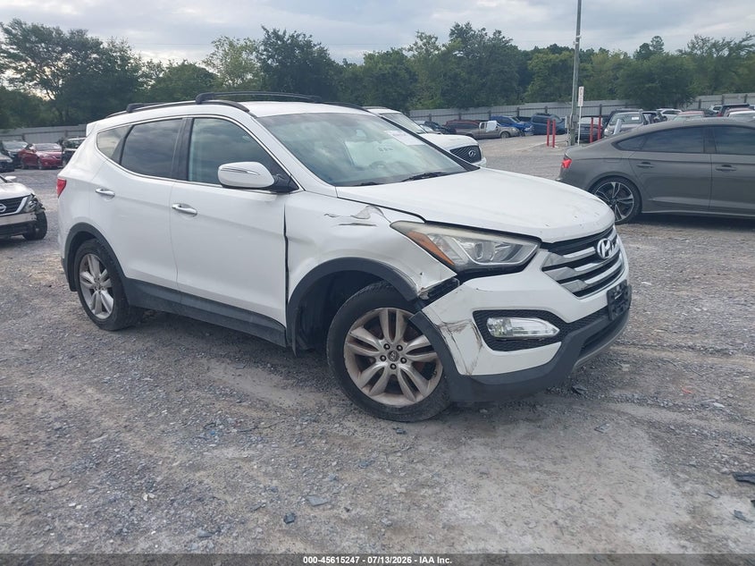 2013 Hyundai Santa fe VIN 5XYZU3LA0DG110080 IAAI salvage auction — NORMAL WEAR, Clear (Florida), sold $900 on 2026-07-30 (photo 1)