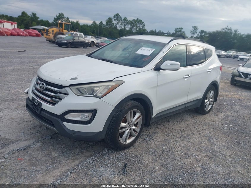 2013 Hyundai Santa fe VIN 5XYZU3LA0DG110080 IAAI salvage auction — NORMAL WEAR, Clear (Florida), sold $900 on 2026-07-30 (photo 2)