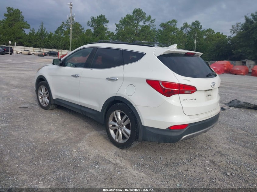 2013 Hyundai Santa fe VIN 5XYZU3LA0DG110080 IAAI salvage auction — NORMAL WEAR, Clear (Florida), sold $900 on 2026-07-30 (photo 3)
