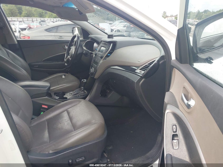 2013 Hyundai Santa fe VIN 5XYZU3LA0DG110080 IAAI salvage auction — NORMAL WEAR, Clear (Florida), sold $900 on 2026-07-30 (photo 5)
