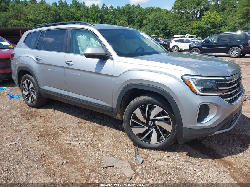 2026 Volkswagen Atlas VIN 1V2HN2CA9TC507890 IAAI salvage auction — LEFT SIDE, Enterprise Vehicles Clear Only (Florida), sold $16,625 on 2026-07-29 (photo 1)