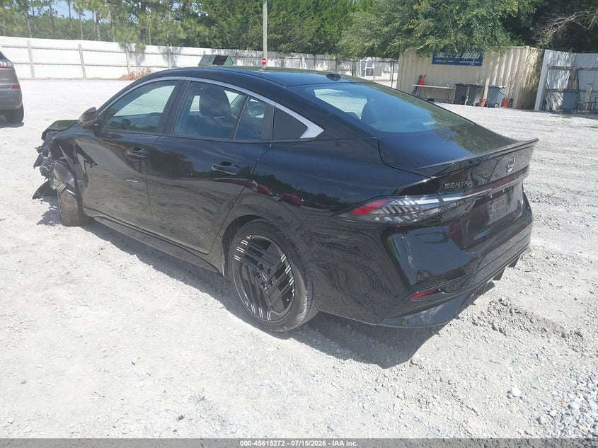 2026 Nissan Sentra VIN 3N1AB9DV1TY233472 IAAI salvage auction — LEFT FRONT, Enterprise Vehicles Clear Only (Florida), sold $9,350 on 2026-07-22 (photo 3)