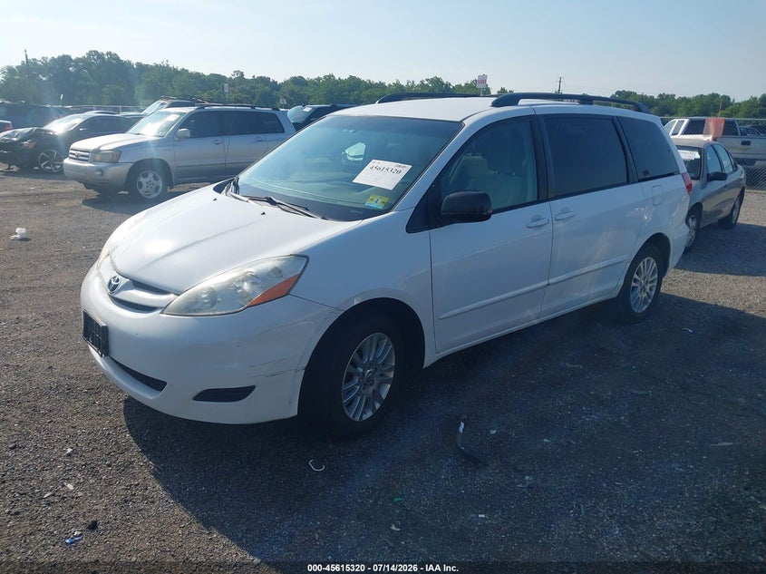 2009 Toyota Sienna VIN 5TDBK23C29S026324 IAAI salvage auction — NORMAL WEAR, Clear (New Jersey), sold $550 on 2026-07-27 (photo 2)
