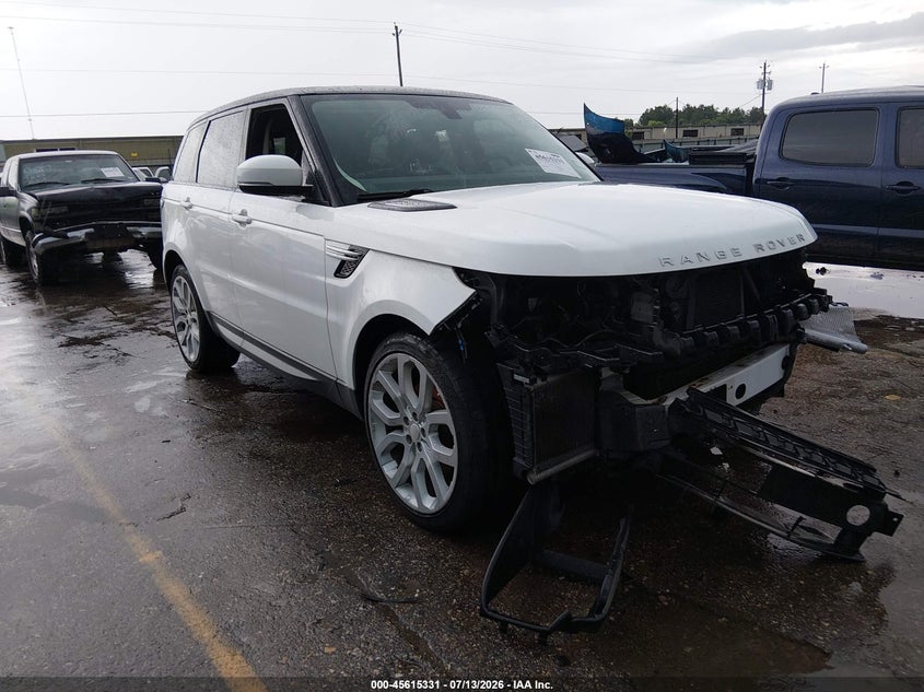 2015 Land rover Range rover sport VIN SALWR2VFXFA508691 IAAI salvage auction — FRONT END, Salvage (Texas), sold $25 on 2026-07-29 (photo 1)