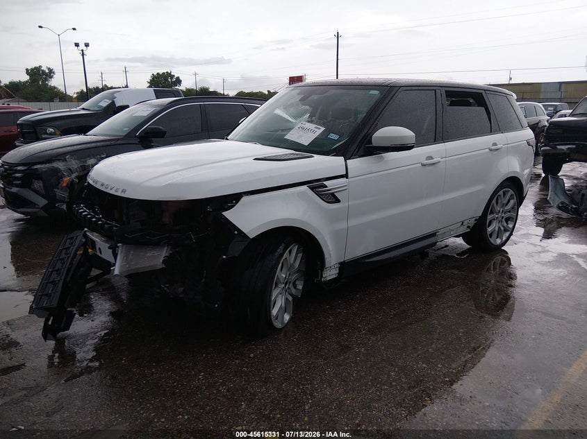 2015 Land rover Range rover sport VIN SALWR2VFXFA508691 IAAI salvage auction — FRONT END, Salvage (Texas), sold $25 on 2026-07-29 (photo 2)