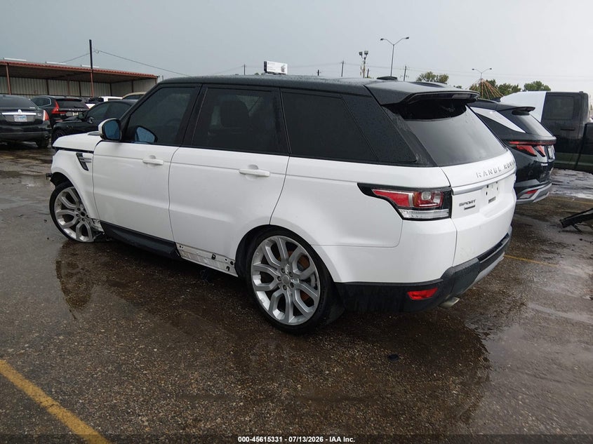 2015 Land rover Range rover sport VIN SALWR2VFXFA508691 IAAI salvage auction — FRONT END, Salvage (Texas), sold $25 on 2026-07-29 (photo 3)