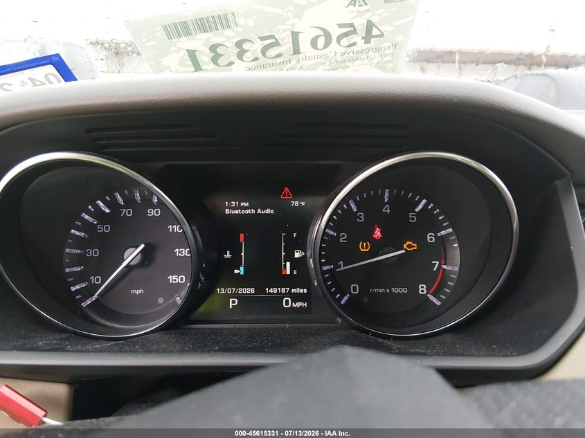 2015 Land rover Range rover sport VIN SALWR2VFXFA508691 IAAI salvage auction — FRONT END, Salvage (Texas), sold $25 on 2026-07-29 (photo 7)