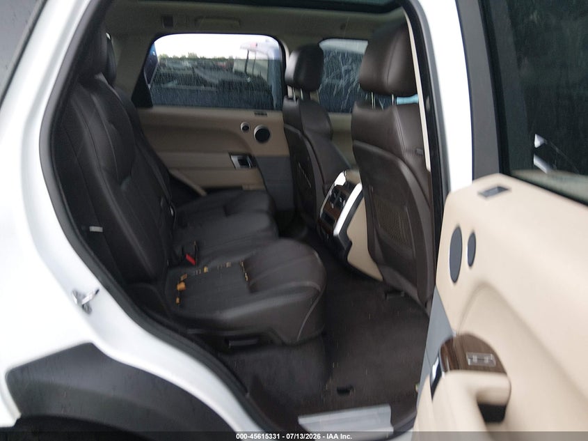 2015 Land rover Range rover sport VIN SALWR2VFXFA508691 IAAI salvage auction — FRONT END, Salvage (Texas), sold $25 on 2026-07-29 (photo 8)