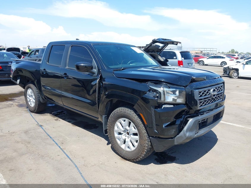2022 Nissan Navara (frontier) VIN 1N6ED1EJ3NN676418 IAAI salvage auction — RIGHT REAR, Salvage Title, sold $7,600 on 2026-08-18 (photo 1)