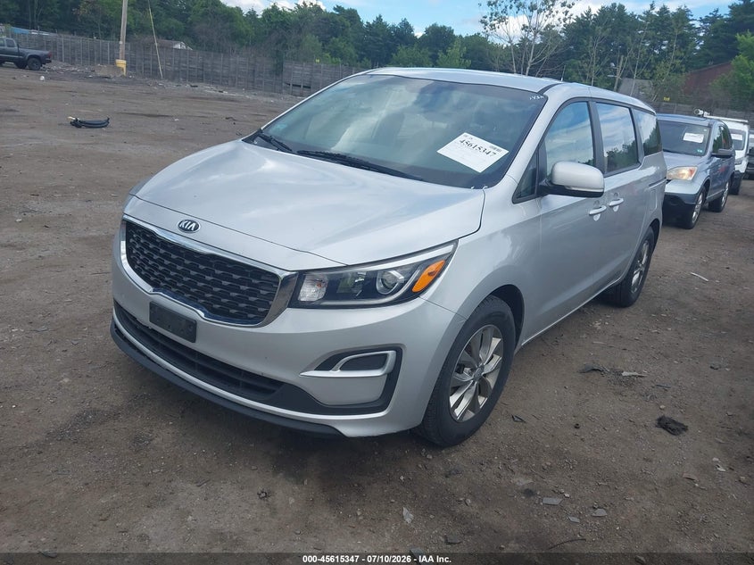 2019 Kia SEDONA VIN KNDMA5C17K6559206 IAAI salvage auction — UNKNOWN, Clear (Massachusetts), sold $1,850 on 2026-07-31 (photo 2)