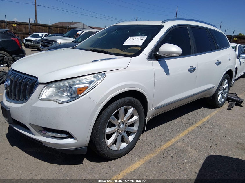 2017 Buick Enclave VIN 5GAKVCKD8HJ343884 IAAI salvage auction — HAIL, Wait Title, sold $725 on 2026-10-07 (photo 2)