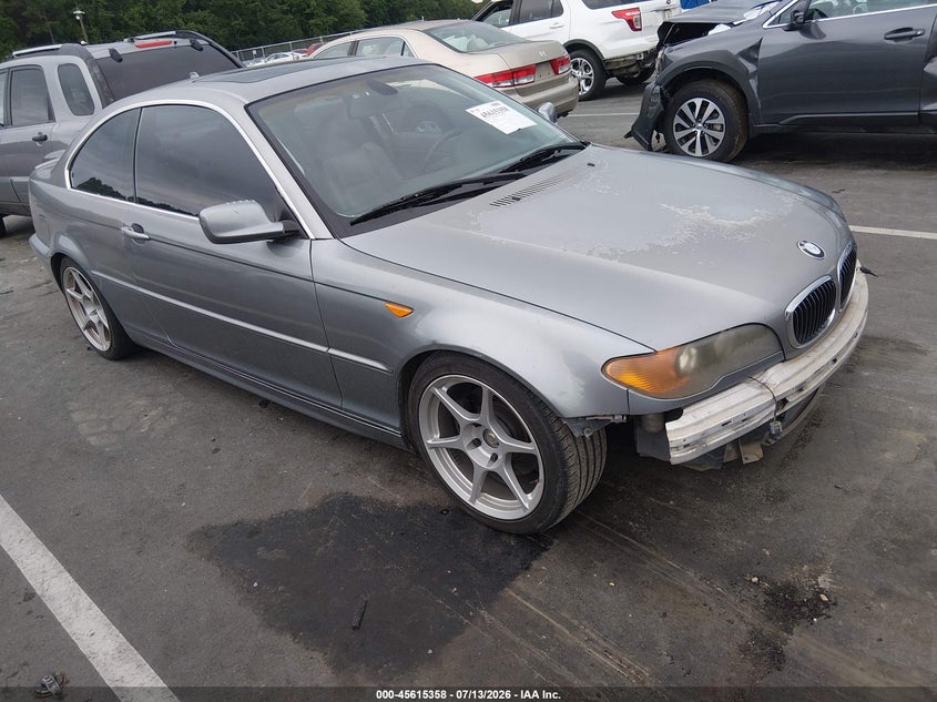 2004 BMW 3 series VIN WBABD33484JY96865 IAAI salvage auction — FRONT END, Salvage (North Carolina), sold $1,100 on 2026-08-01 (photo 1)
