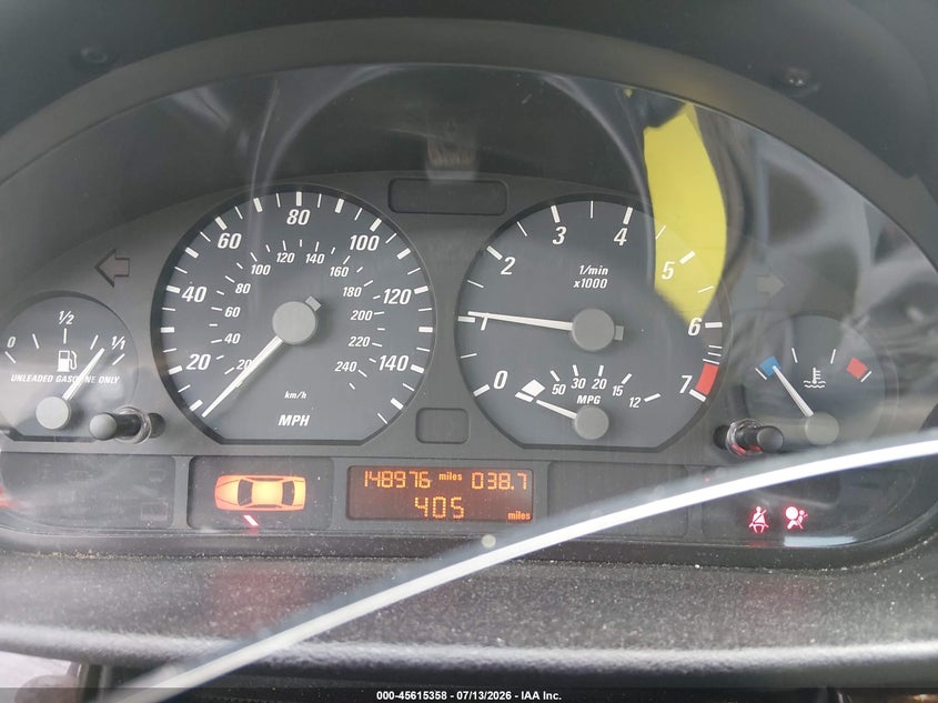 2004 BMW 3 series VIN WBABD33484JY96865 IAAI salvage auction — FRONT END, Salvage (North Carolina), sold $1,100 on 2026-08-01 (photo 7)
