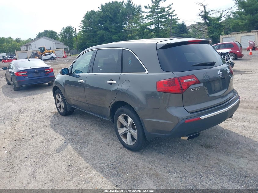 2011 Acura Mdx VIN 2HNYD2H25BH547735 IAAI salvage auction — NORMAL WEAR, Clear (New Jersey), sold $925 on 2026-07-18 (photo 3)