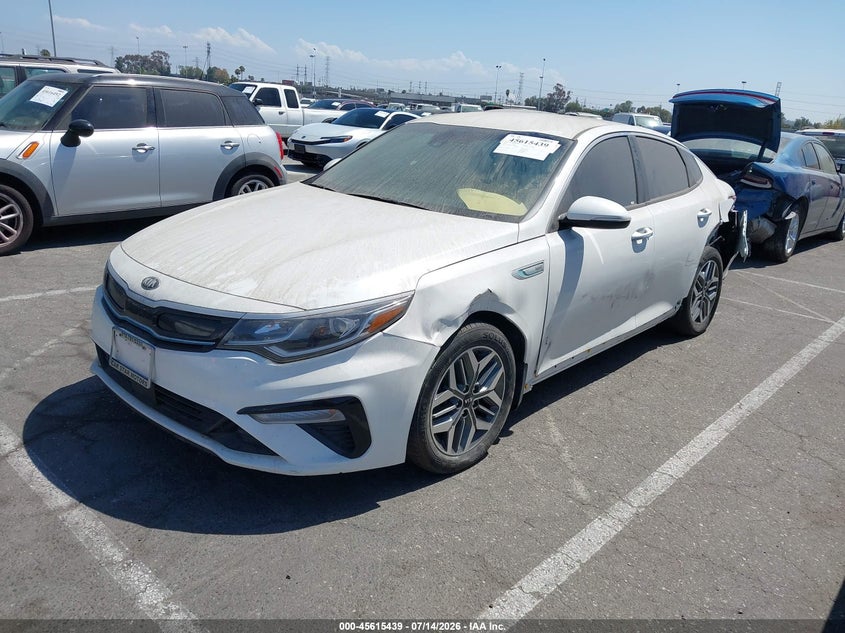 2020 Kia Optima hybrid VIN KNAGU4LE5L5045425 IAAI salvage auction — REAR END, Clear - Dealer Only (California), sold $3,100 on 2026-07-30 (photo 2)