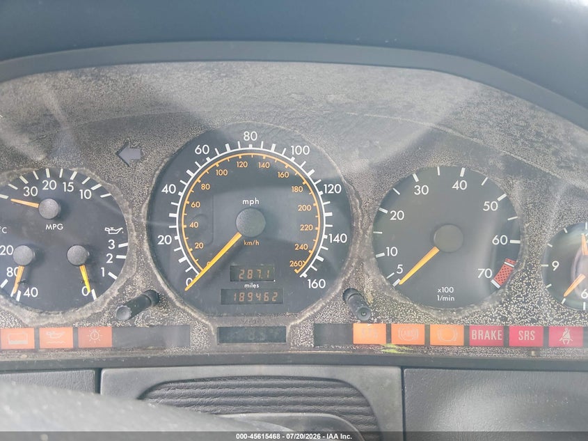 1995 Mercedes-benz S class VIN WDBGA32E8SA261068 IAAI salvage auction — NORMAL WEAR, Clear (Tennessee), sold $25 on 2026-07-29 (photo 7)