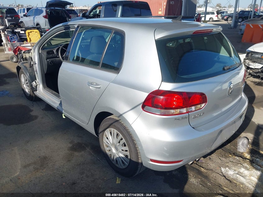 2012 Volkswagen Golf VIN WVWDB7AJ5CW347773 IAAI salvage auction — SIDE, Wait Title, sold $1,150 on 2026-08-01 (photo 3)