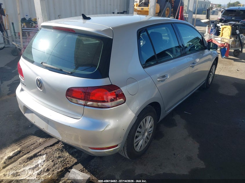 2012 Volkswagen Golf VIN WVWDB7AJ5CW347773 IAAI salvage auction — SIDE, Wait Title, sold $1,150 on 2026-08-01 (photo 4)