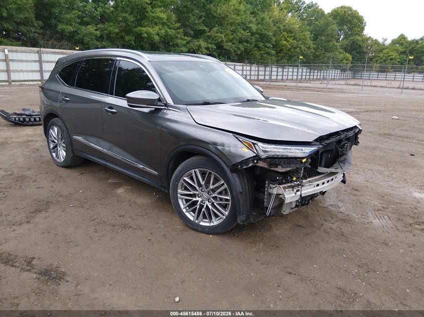 2023 Acura Mdx VIN 5J8YE1H8XPL032274 IAAI salvage auction — FRONT & REAR, Rebuildable (Florida), sold $10,300 on 2026-07-29 (photo 1)