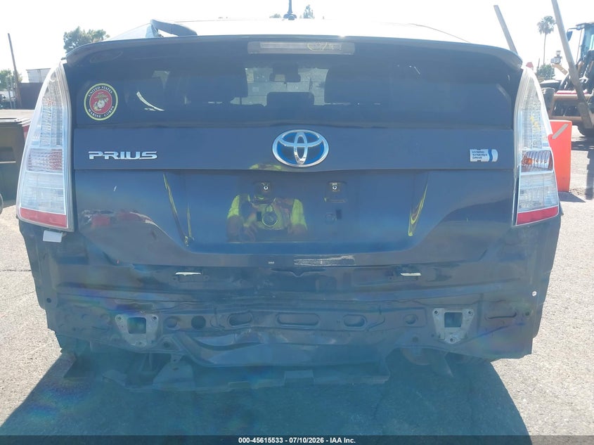 2011 Toyota Prius VIN JTDKN3DU4B0263071 IAAI salvage auction — REAR END, Salvage (California), sold $1,700 on 2026-07-27 (photo 6)