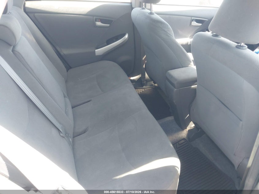 2011 Toyota Prius VIN JTDKN3DU4B0263071 IAAI salvage auction — REAR END, Salvage (California), sold $1,700 on 2026-07-27 (photo 8)