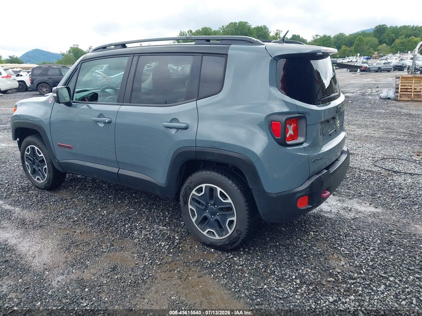 2017 Jeep Renegade VIN ZACCJBCBXHPE96854 IAAI salvage auction — FRONT END, Salvage Title, sold $2,050 on 2026-08-21 (photo 3)