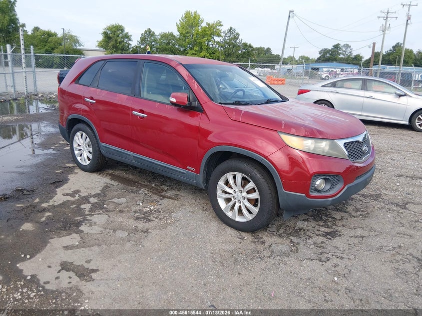 2011 Kia Sorento VIN 5XYKUCA19BG011615 IAAI salvage auction — NORMAL WEAR, Clear (Virginia), sold $25 on 2026-07-24 (photo 1)