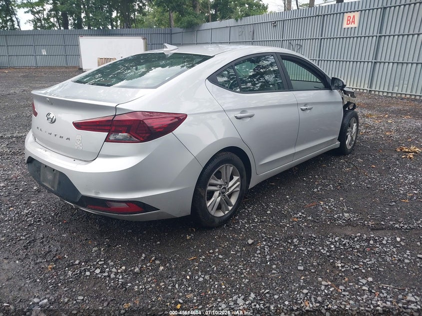 2019 Hyundai Elantra VIN KMHD84LF6KU848733 IAAI salvage auction — FRONT END, Salvage Title, sold $2,100 on 2026-07-29 (photo 4)