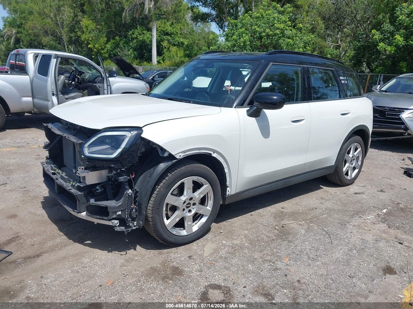 2025 Mini Countryman VIN WMZ23GA07S7S16333 IAAI salvage auction — FRONT END, Salvage Title, sold $1,050 on 2026-07-22 (photo 2)