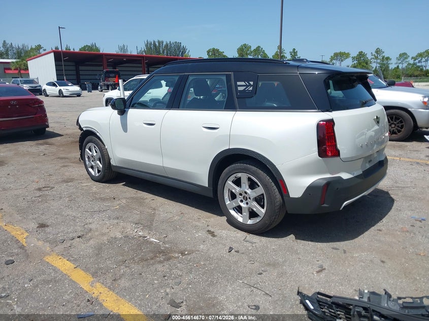 2025 Mini Countryman VIN WMZ23GA07S7S16333 IAAI salvage auction — FRONT END, Salvage Title, sold $1,050 on 2026-07-22 (photo 3)