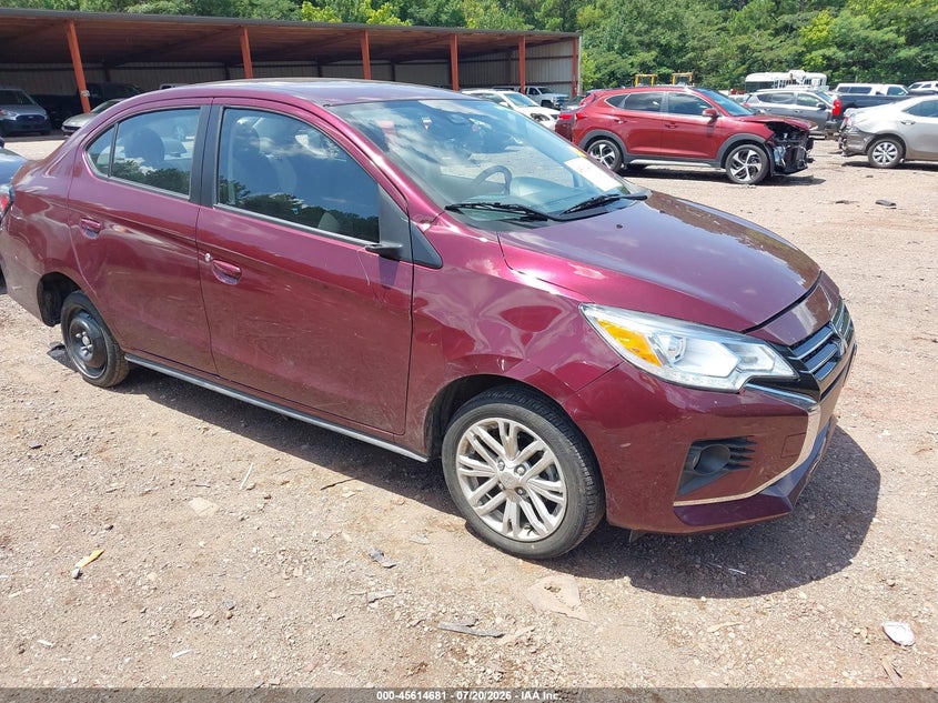 2024 Mitsubishi Mirage VIN ML32FVFJ1RHF18739 IAAI salvage auction — RIGHT FRONT, Enterprise Vehicles Clear Only (South Carolina), sold $7,750 on 2026-07-22 (photo 1)