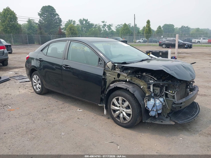 2016 Toyota Corolla VIN 5YFBURHEXGP522085 IAAI salvage auction — FRONT END, Clear (Virginia), sold $25 on 2026-07-28 (photo 1)